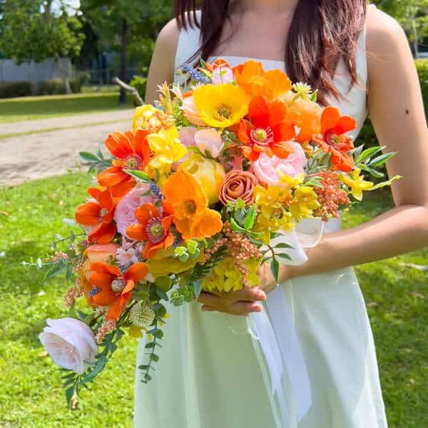 Bridal bouquet, bridal flower bouquet