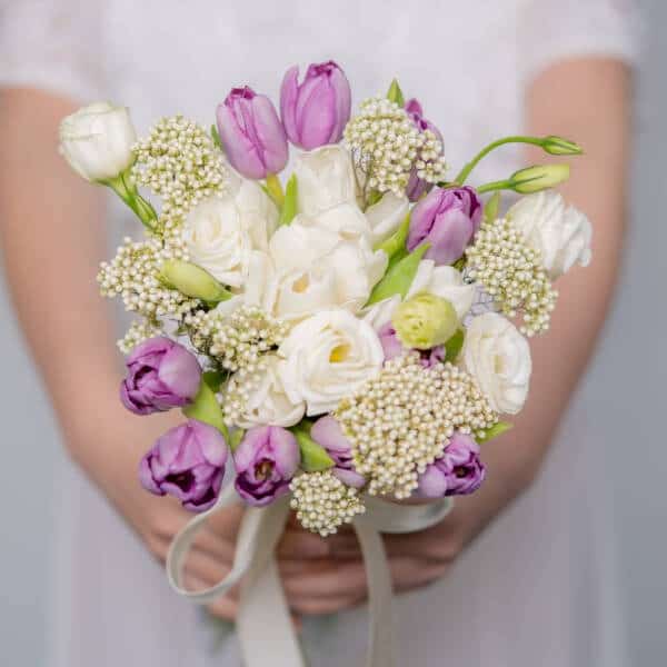 tulips bridal bouquet
