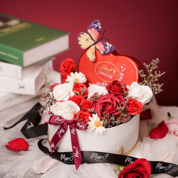 Romance in Chocolate Blooms